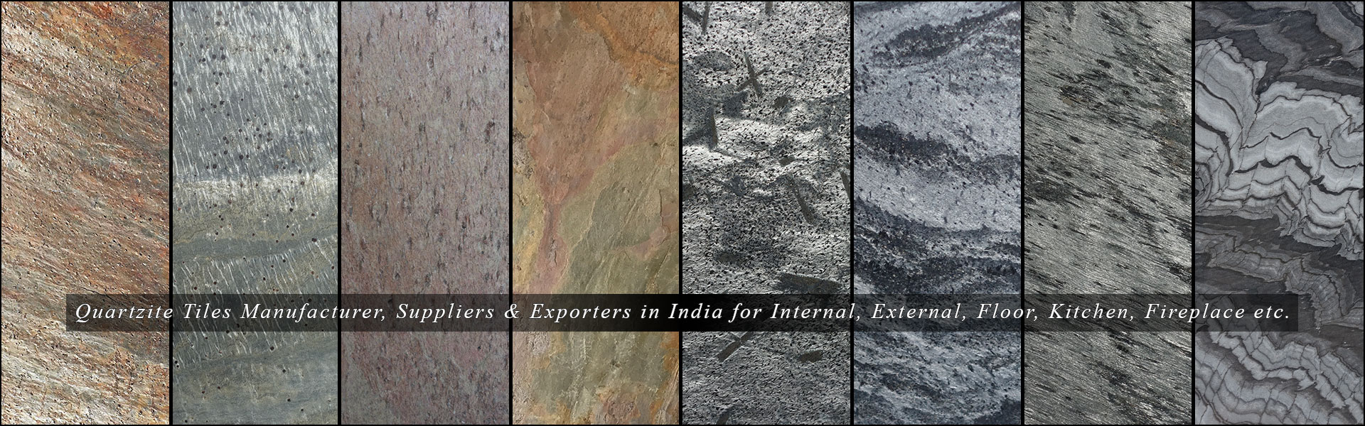 Quartzite Tiles Exporter from India