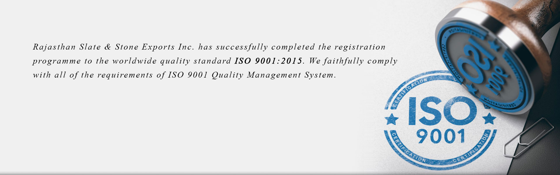 ISO Certified Natural Stones Company in India