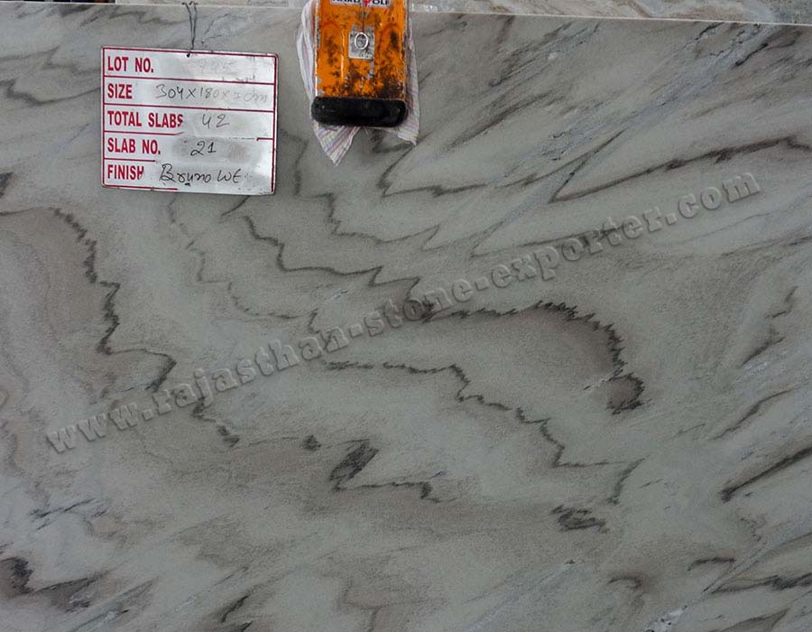 Bruno White Marble Slabs from India