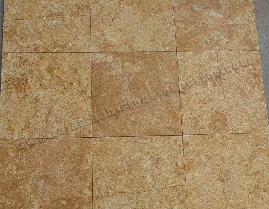 Flowery Gold Yellow Marble Slabs Supplier