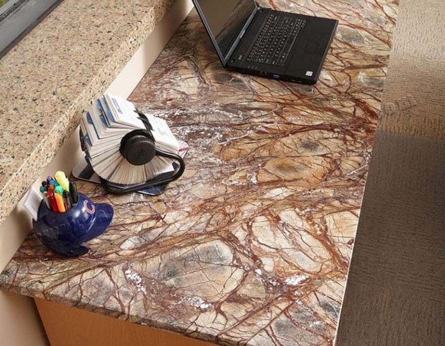 Rain-Forest Brown Marble for Countertops