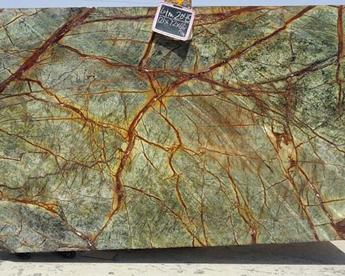 Buy Rainforest Green Marble Slabs from India