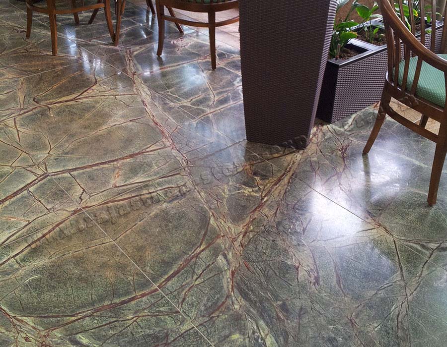 India Rainforest Green Marble Suppliers