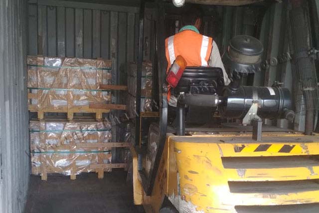 Stone Packing Loading Process