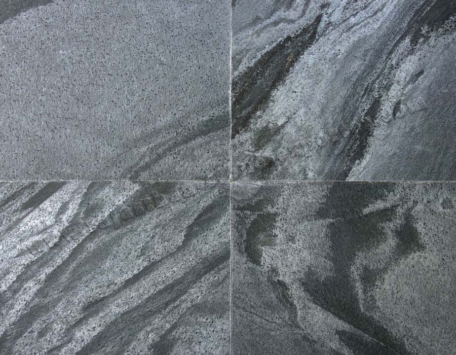 Silver Grey Polished Quartzite Tiles
